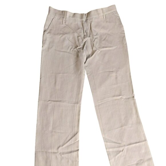 John Richmond Light Gray Pin Stripe Pants Slacks Trousers Sz 42 NWOT - Picture 1 of 6